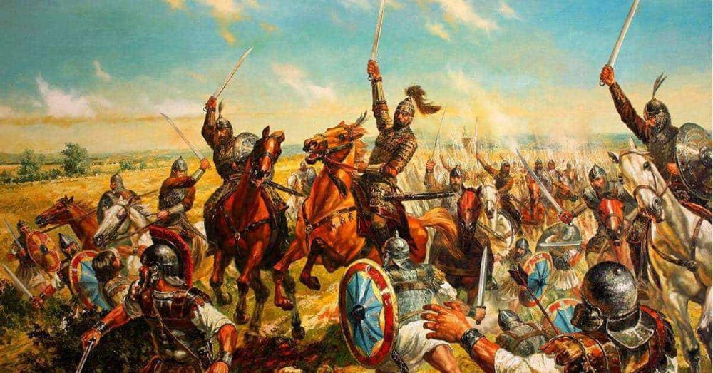 ilustrasi pertempuran antara Kekaisaran Bizantium dan Bulgaria (dok. History Collection)