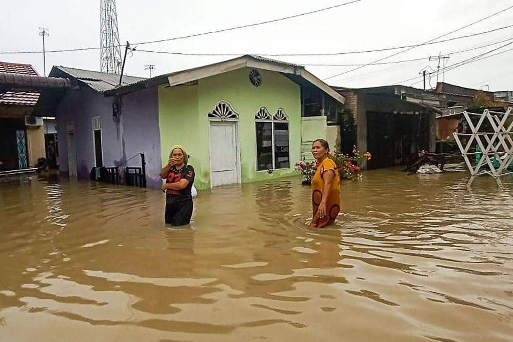 Banjir merendam tiga kecamatan di Kabupaten Serdang Bedagai dalam kurun sepekan terakhir. (Istimewa)