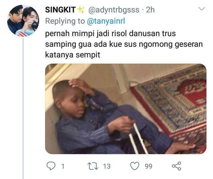 mimpi jadi sesuatu (twitter.com/diafiksi)