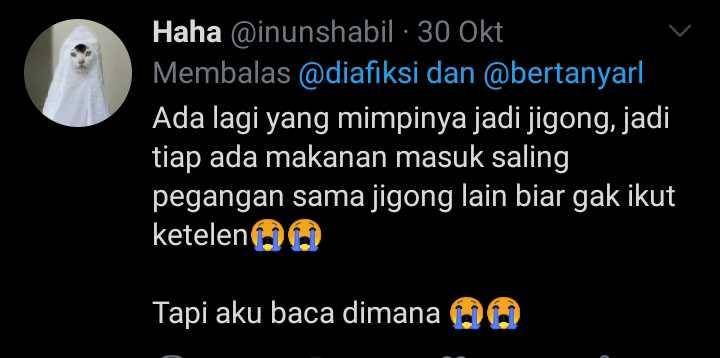 mimpi jadi sesuatu (twitter.com/inunshabil)