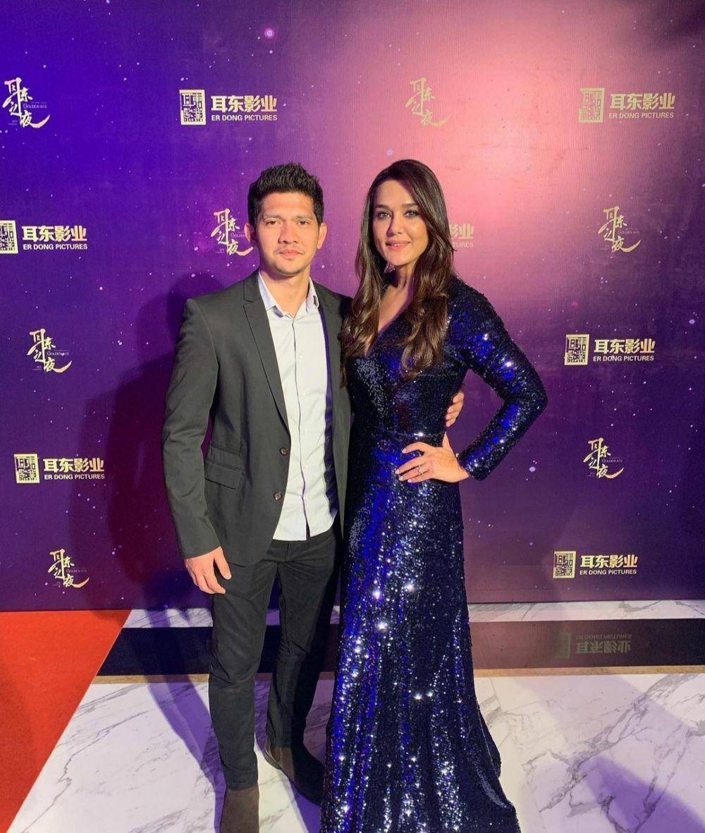 Iko Uwais dan Preity Zinta (instagram.com/iko.uwais)