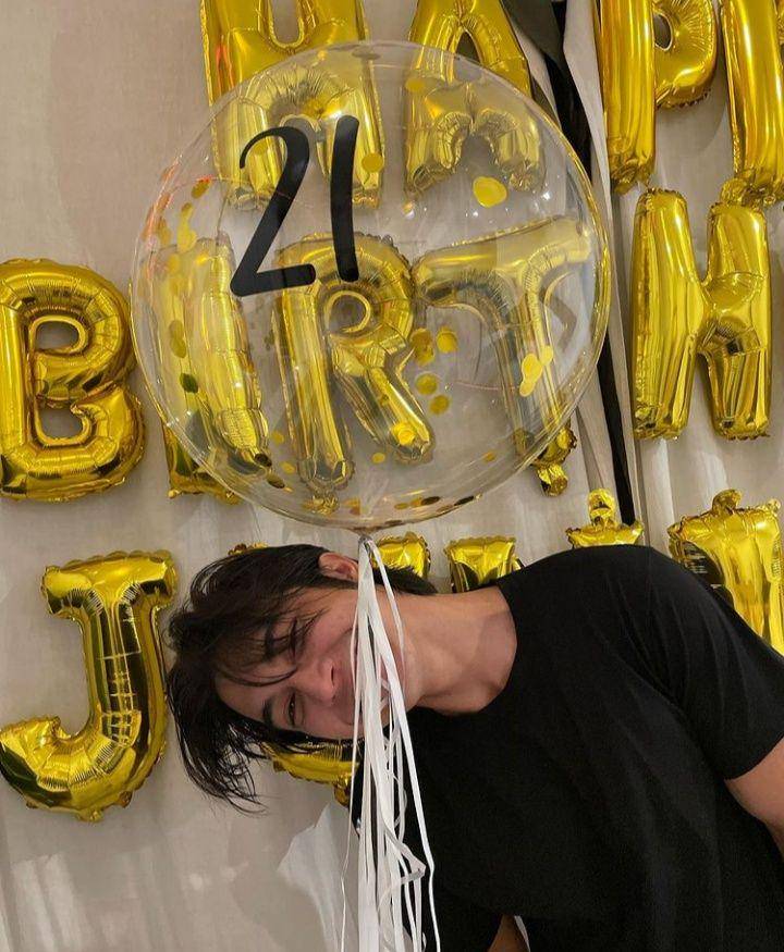potret ulang tahun Junior Roberts (instagram.com/hanggini)
