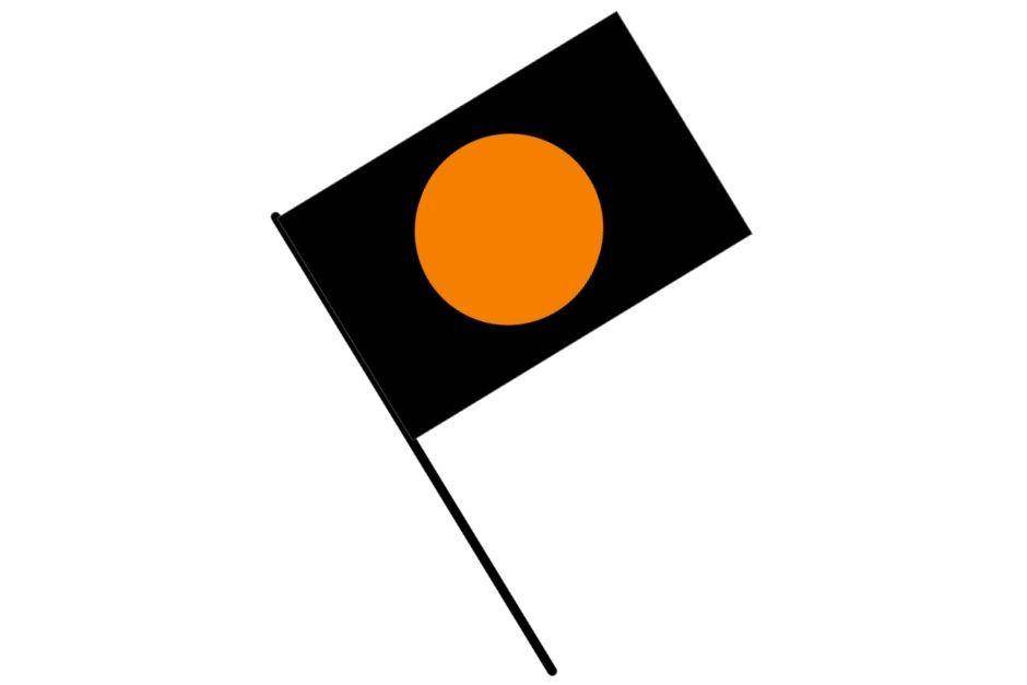 ilustrasi meatball flag (freesvg.org)