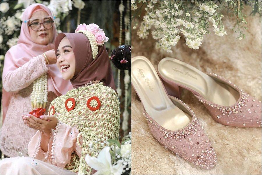 10 Pernak-Pernik Siraman Ria Ricis, Bandana Melati sampai Lace Mules