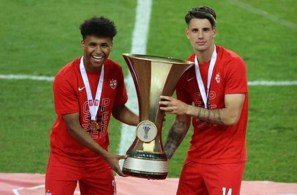 Karim Adeyemi dan Dominik Szobozlai (instagram.com/karim_adeyemi)