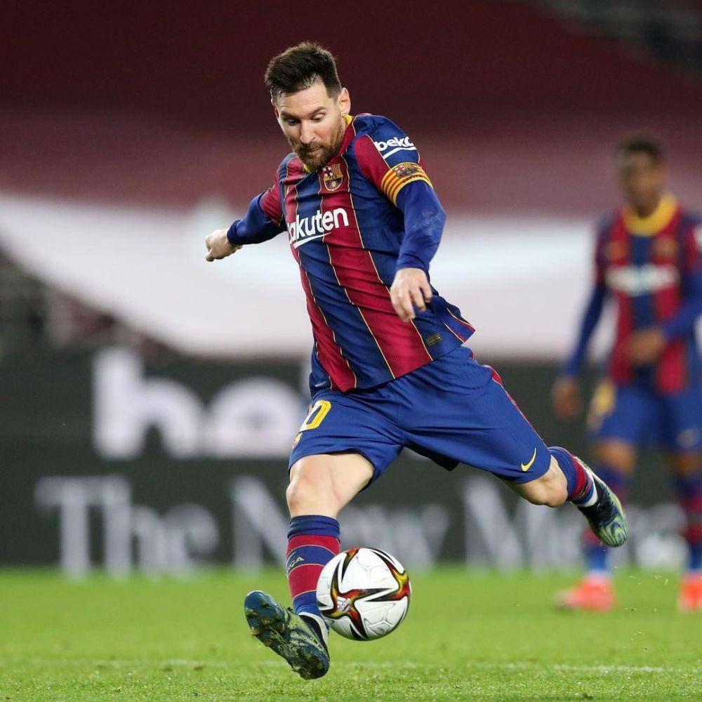 Lionel Messi saat berlaga bersama Barcelona pada 2020/2021. (instagram.com/leomessi)