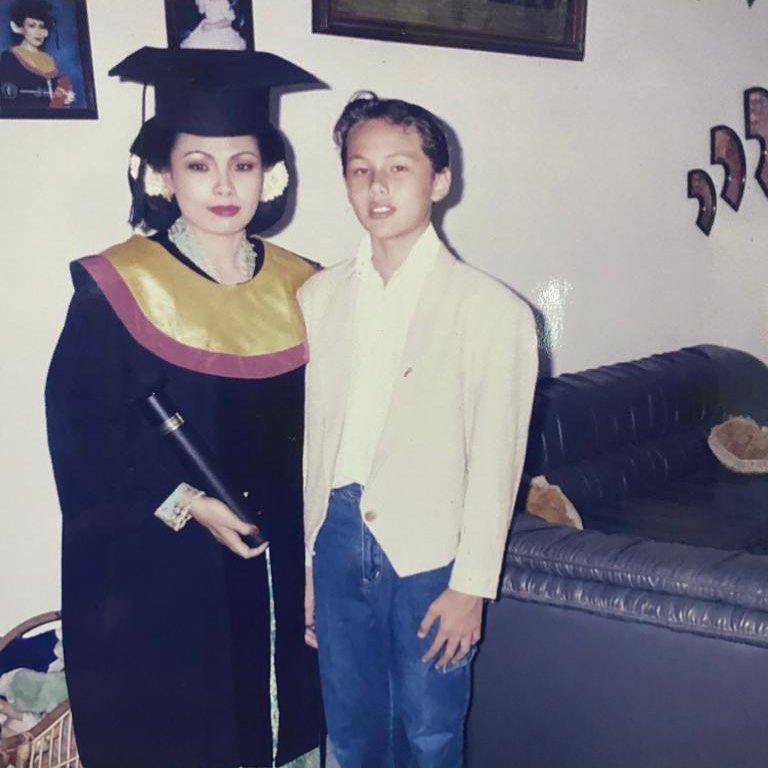 Andhika Pratama dan mamanya (instagram.com/andhiiikapratama/)