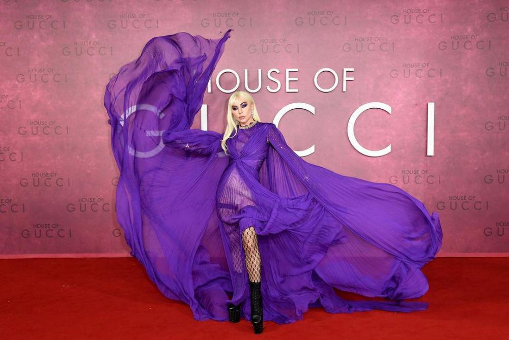 Lady Gaga hadiri premiere film House of Gucci di Odeon Luxe Leicester Square, London, Inggris pada 9 November 2021. (instagram.com/houseofguccimovie)