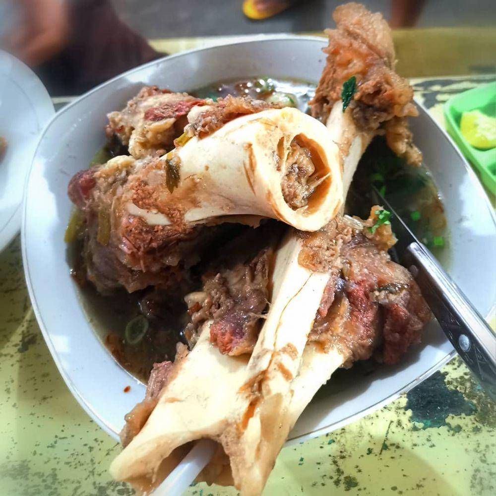 Ilustrasi sup tunjang khas Riau (instagram.com/kulinerkuansing_)