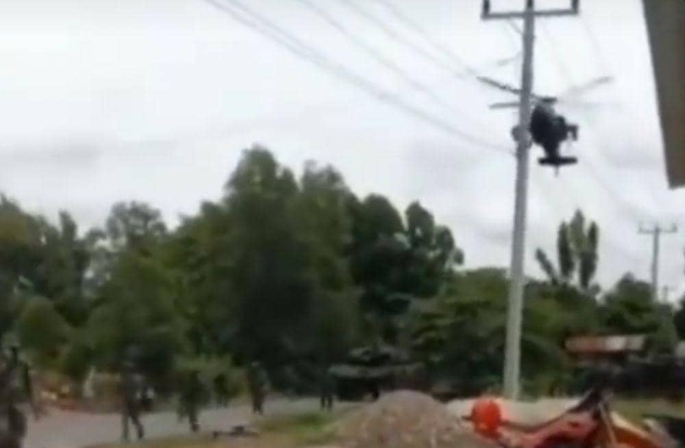 Heli Terbang Rendah dan Hancurkan Toko di OKU Timur, Ini Faktanya