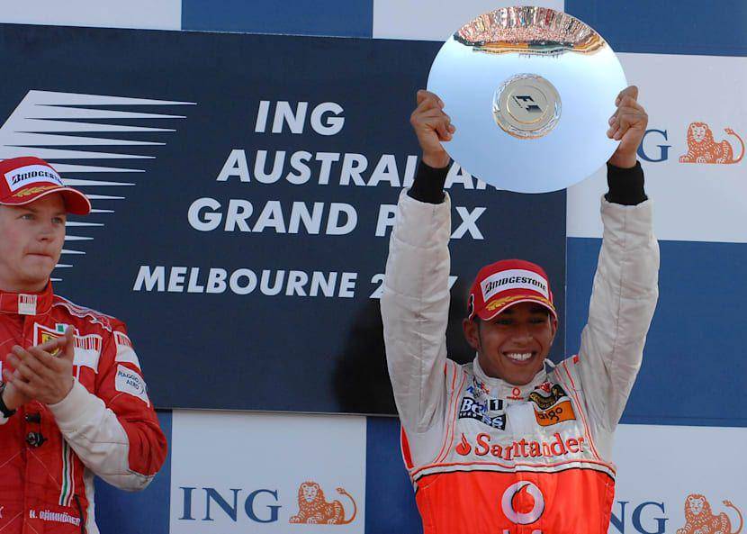 potret Lewis Hamilton pada GP Australia 2007 (redbull.com)