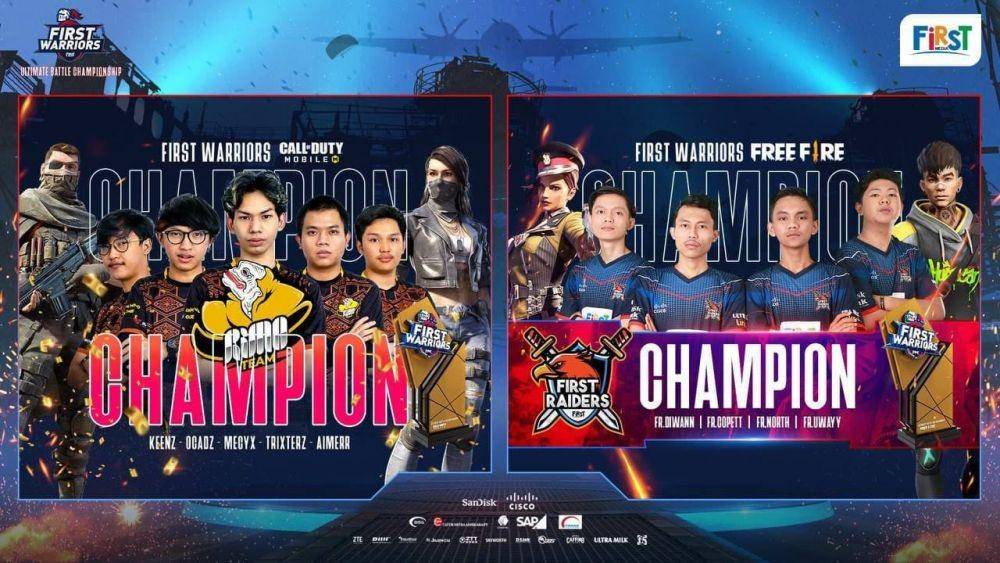 Ini Dia Juara Grand Final Free Fire dan CODM First Warriors!