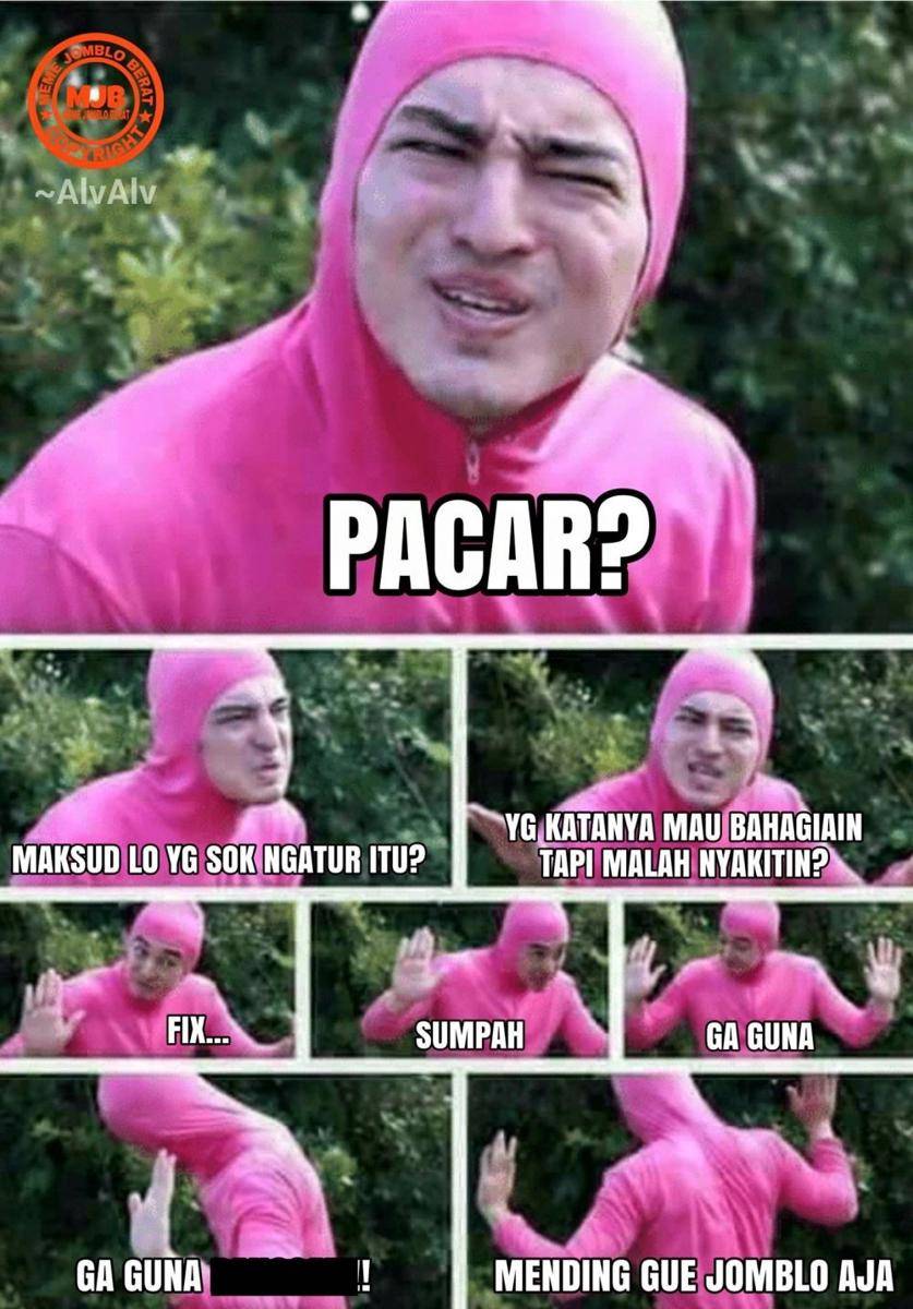 meme enakan jomblo (facebook.com/official.memejombloberat)