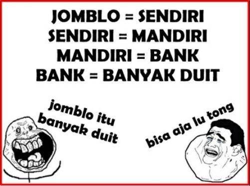 meme enakan jomblo (instagram.com/dr.herp)