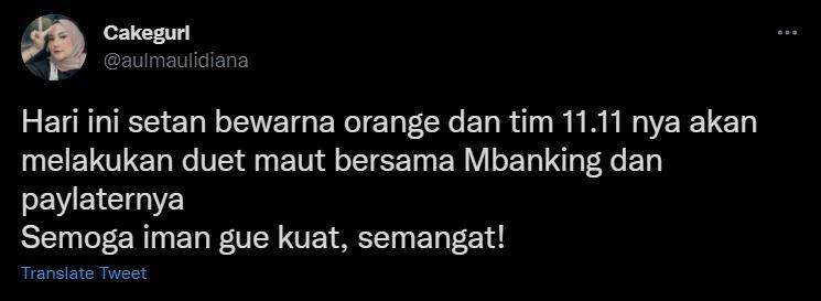 sobat miskin gak ikut 11.11 (twitter.com/aulmaulidiana)