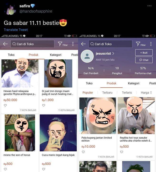 sobat miskin gak ikut 11.11 (twitter.com/handsofsapphire)