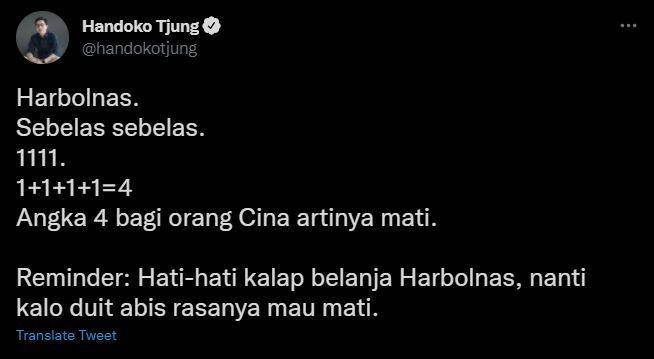 sobat miskin gak ikut 11.11 (twitter.com/handokotjung)