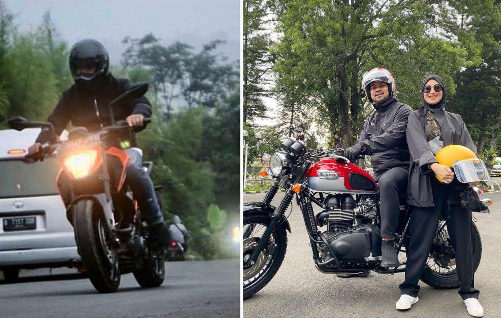 10 Potret Sultan Djorghi saat Beraksi di Jalanan, Hobi Motoran