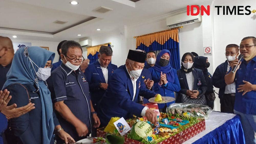 DPW NasDem mengaku tak memiliki strategi khusus, guna menyambut kontestasi pemilihan umum (Pemilu) serentak 2024. Itu sesuai pesan Ketua DPW Herman HN. (IDN Times/Tama Yudha Wiguna)
