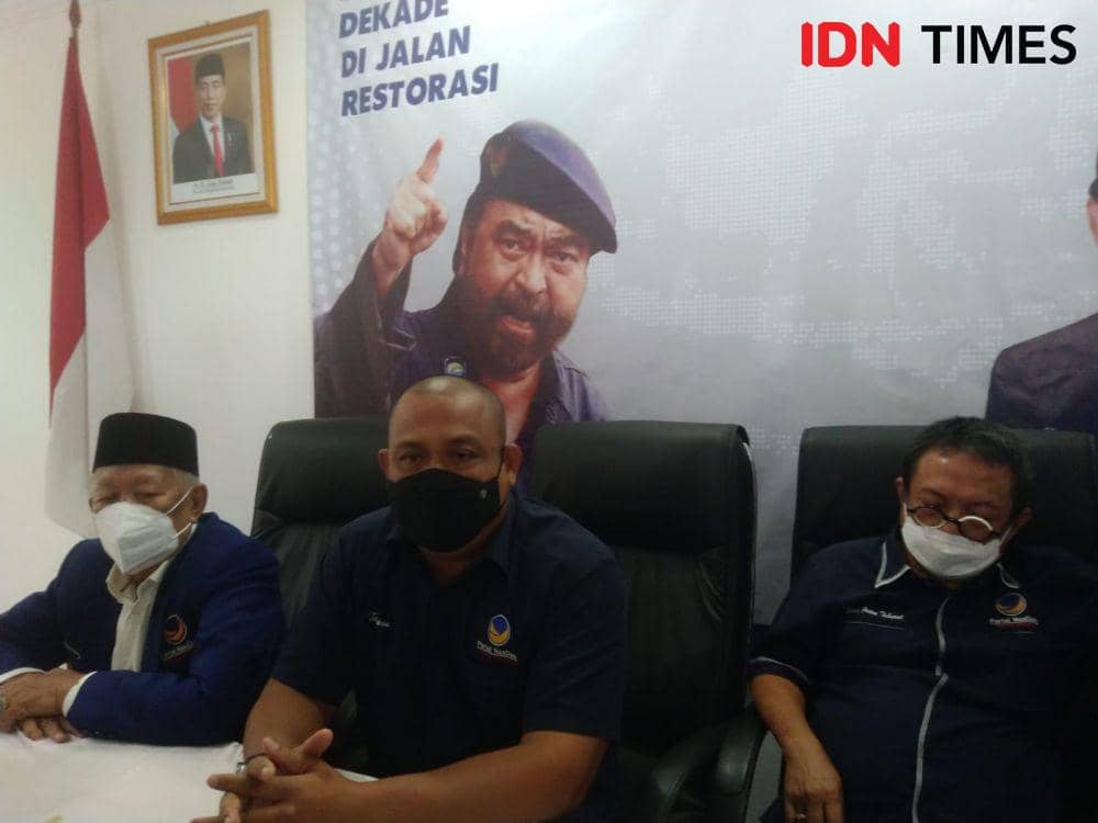 DPW NasDem mengaku tak memiliki strategi khusus, guna menyambut kontestasi pemilihan umum (Pemilu) serentak 2024. Itu sesuai pesan Ketua DPW Herman HN. (IDN Times/Tama Yudha Wiguna)