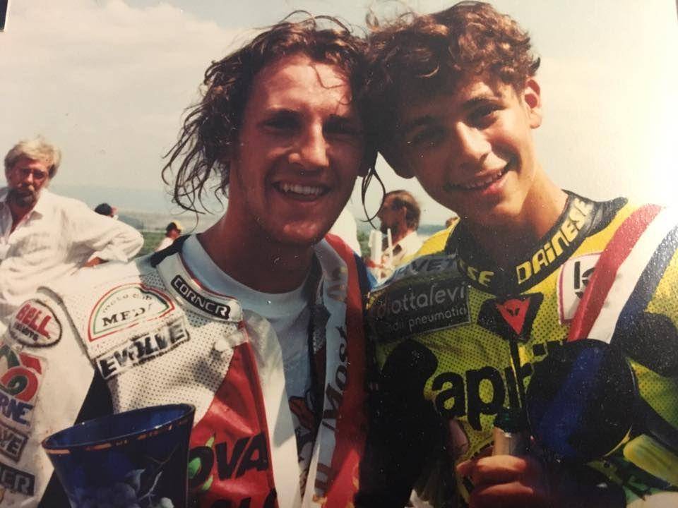 Paolo Tessari dan Valentino Rossi (motosan.es)