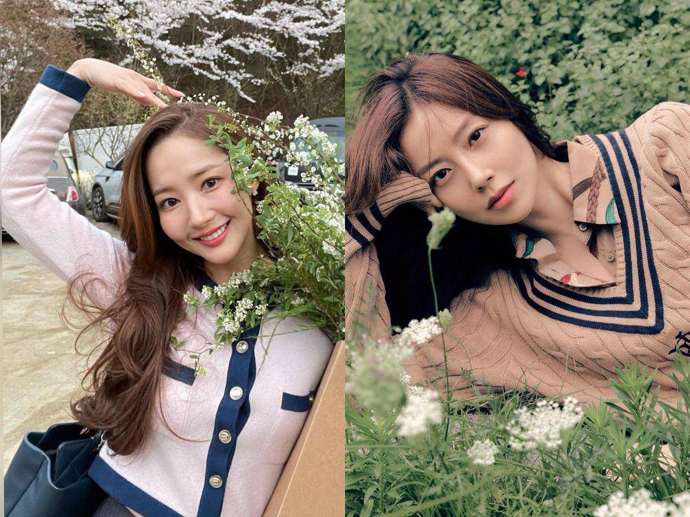 Park Min Young dan Moon Chae Won (instagram.com/rachel_mypark | instagram.com/moonchaewon_official)