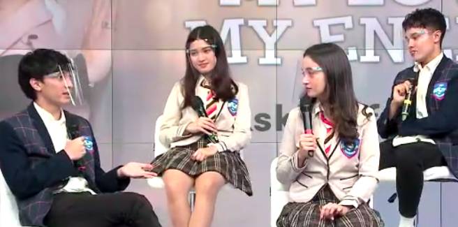 Pemain dalam konferensi pers My Love My Enemy, Kamis (11/11/2021) (dok. IDN Times/Maria Helen Oktavia)