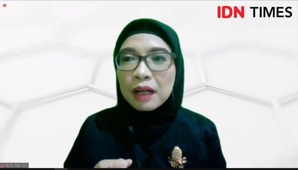 Inagurasi dan Konferensi Media L’Oréal-UNESCO For Women In Science National Fellowship 2021. Rabu (10/11/2021). (IDN Times/Annisa Nisrina).