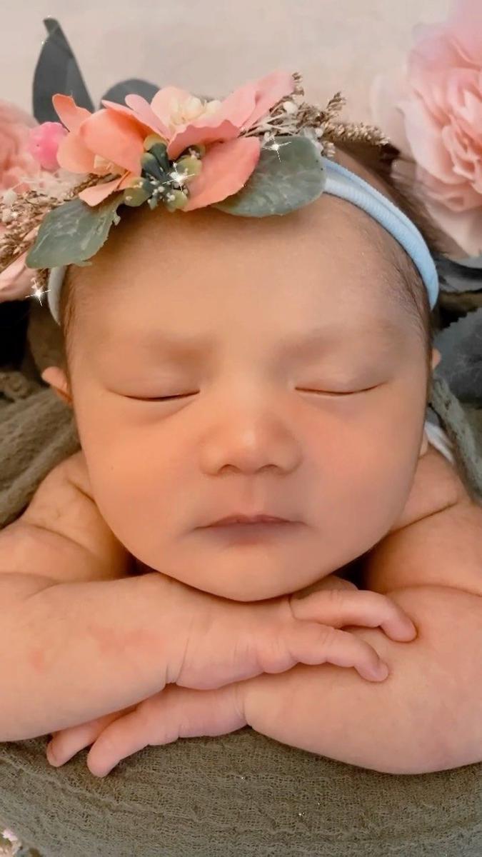 potret baby Meshwa (Instagram.com/shantydenny)