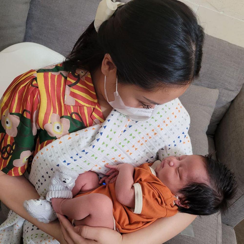 Nagita Slavina dan Kenzo Eldrago Wong (instagram.com/baimwong)