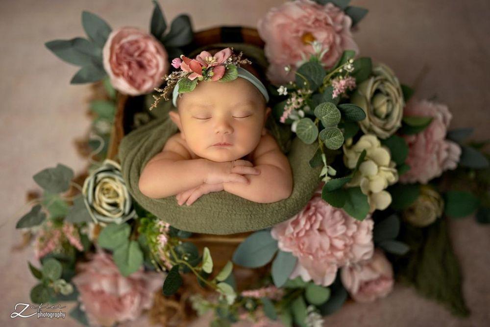 potret baby Meshwa (Instagram.com/shantydenny)