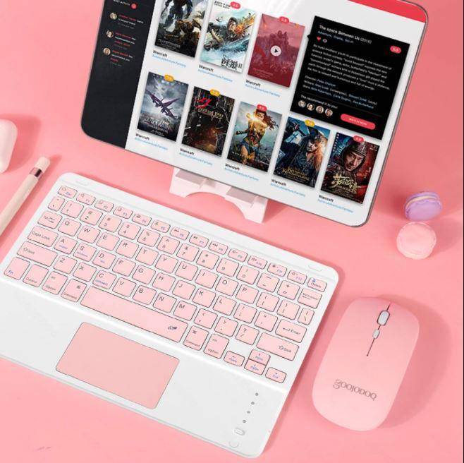 wireless keyboard GOOJODOQ (shopee.co.id/goojodoqstore.id)