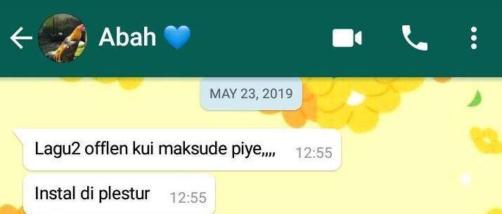 chat ayah kocak (instagram.com/receh.id)