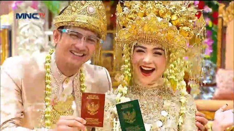 Akad nikah Ria Ricis 12/11/2021. (Dok. MNC)