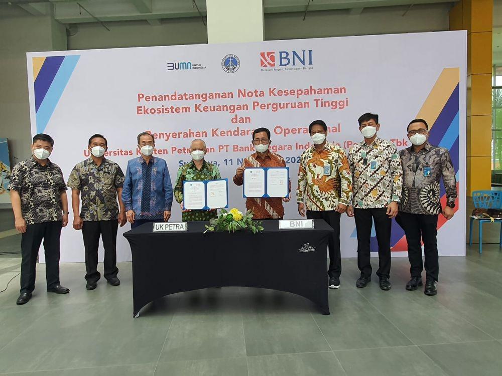 BNI Kolaborasi dengan UK Petra dan ITS. (Dok. BNI)