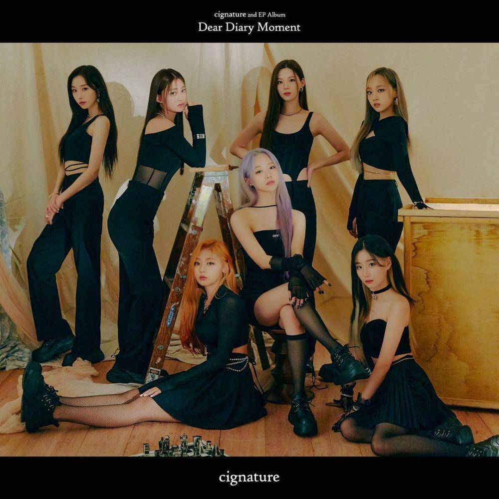Konsep foto comeback Cignature (instagram.com/cignature_j9)