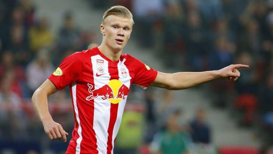 potret Erling Haaland bersama RB Salzburg  (90min.com)