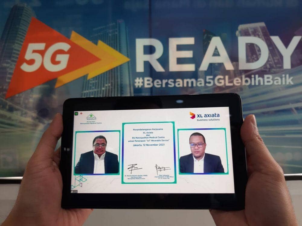 XL Axiata Wearable Device Ukur Kondisi Kebugaran Tubuh, Gandeng RS MMC