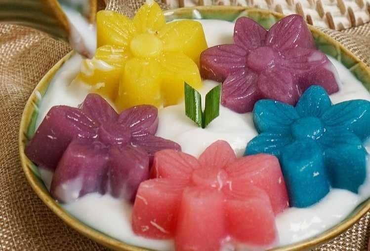 Resep Kue Lumpang Mandi Santan, Enaknya Bikin Ketagihan