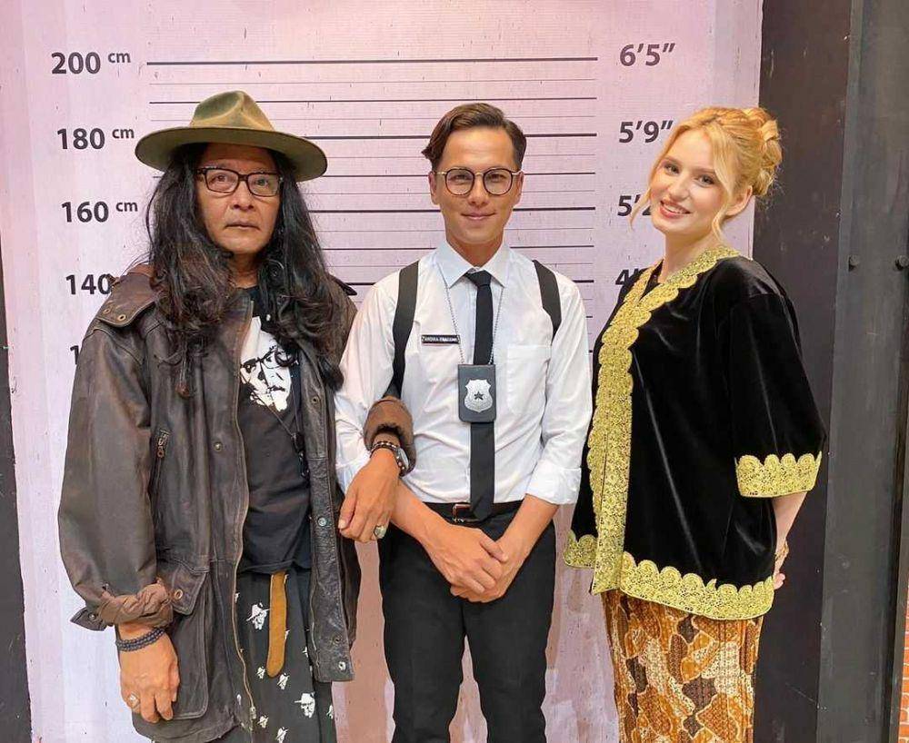 potret Andhika Pratama besama Sujiwo Tejo dan Nastasya Shine (instagram.com/laporpak_trans7)