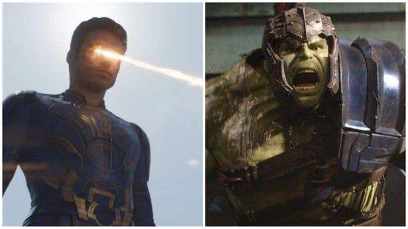 Ikaris dan Hulk. Dok. Marvel Studios