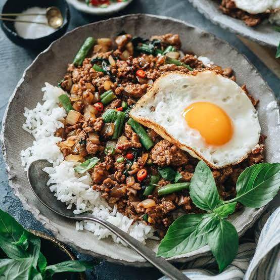 thai chicken basil (omnivorescookbook.com)