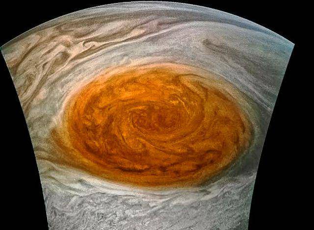 potret great red spot di planet Jupiter (nasa.gov)