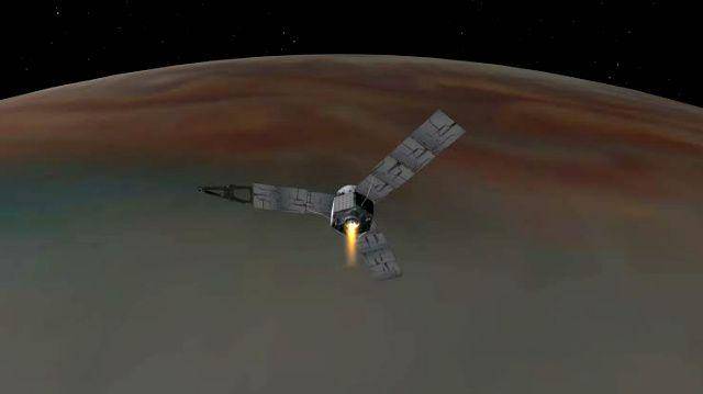 potret pesawat NASA di orbit Jupiter (nasa.gov)