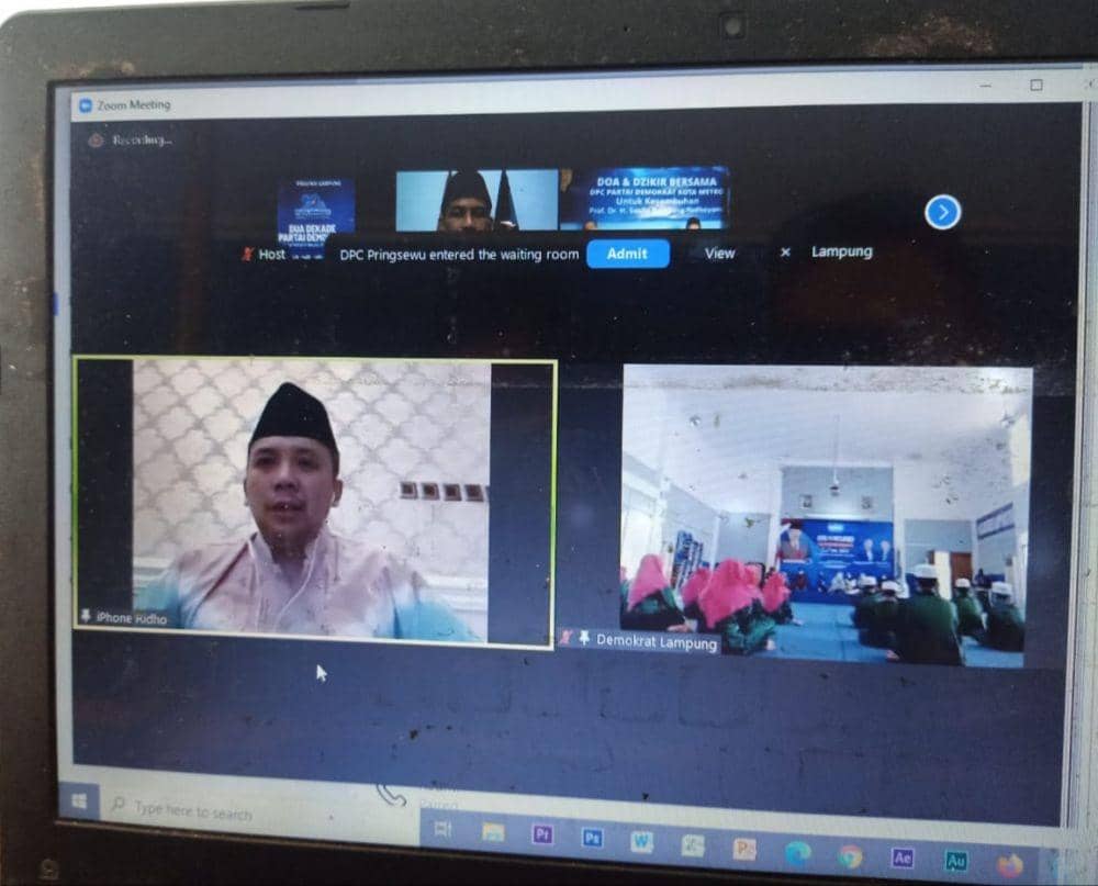 Dewan Pengurus Daerah (DPD) Partai Demokrat Lampung Demisioner melaksanakan doa bersama dengan Anak Yatim. (IDN Times/Istimewa)