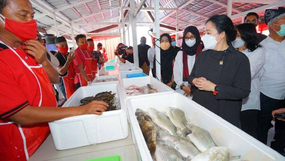 Puan Maharani dan Trenggono Tebar Harapan ke Nelayan Banyuwangi