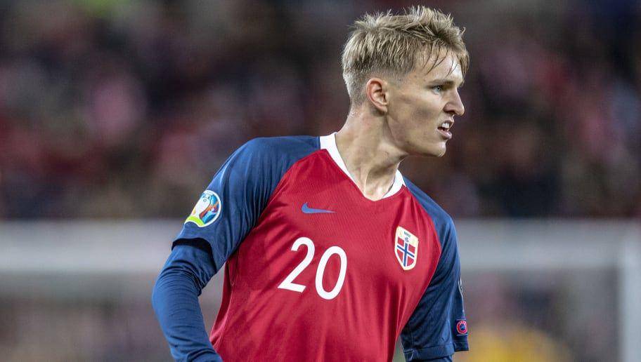 potret Martin Ødegaard bersama Norwegia (90min.com)