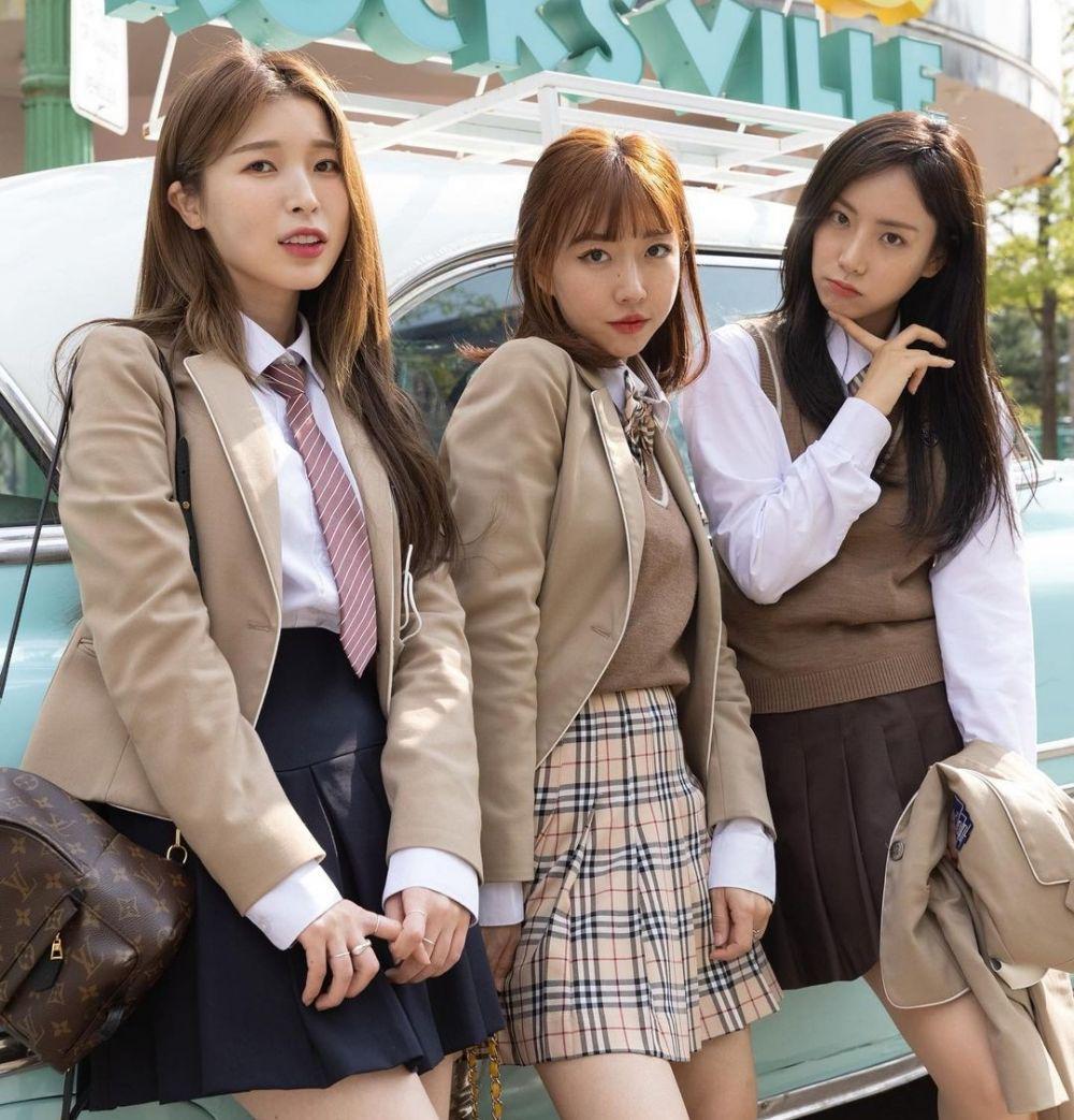 Sunny Dahye, Kang Nara dan Jini Hyeon (instagram.com/sunnydahye)
