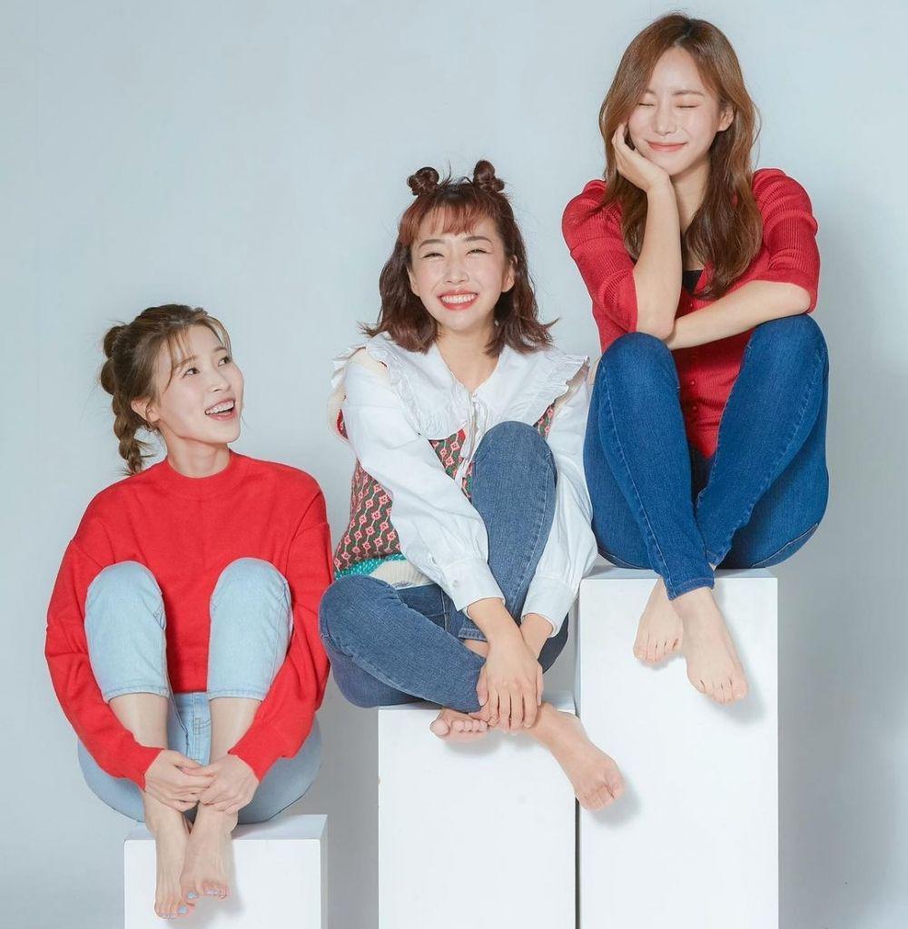 Sunny Dahye, Kang Nara dan Jini Hyeon (instagram.com/sunnydahye)