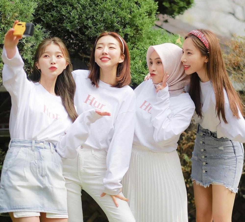 Sunny Dahye, Kang Nara dan Jini Hyeon (instagram.com/sunnydahye)